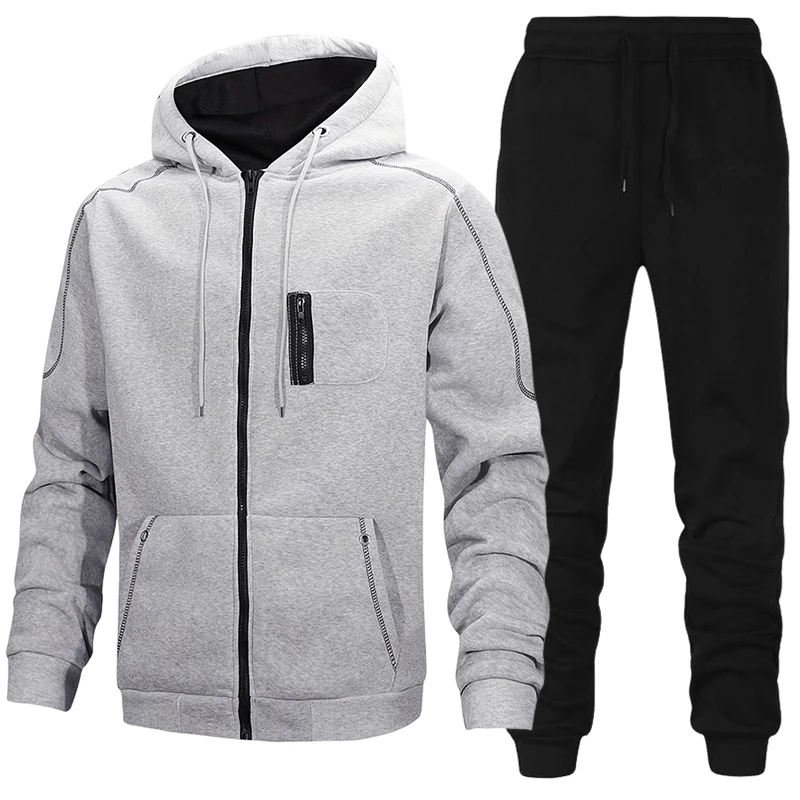 Winter Clothing Clearance - 패션 남성 운동복 캐주얼 후드티 코트