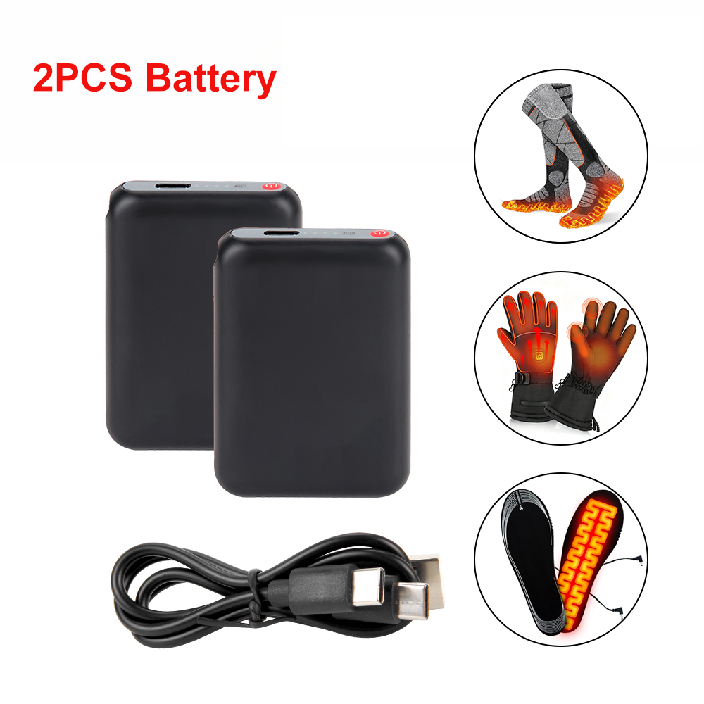 Winter Clothing Clearance - 5V 6000mAh 가열 양말 배터리 따뜻한