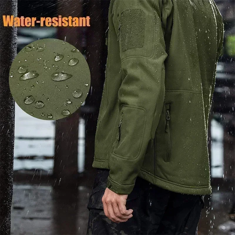 남성용 겨울 소프트쉘 재킷 캠핑 하이킹 사냥 낚시 플리 - Winter Clothing Qatar 리뷰 및 가격