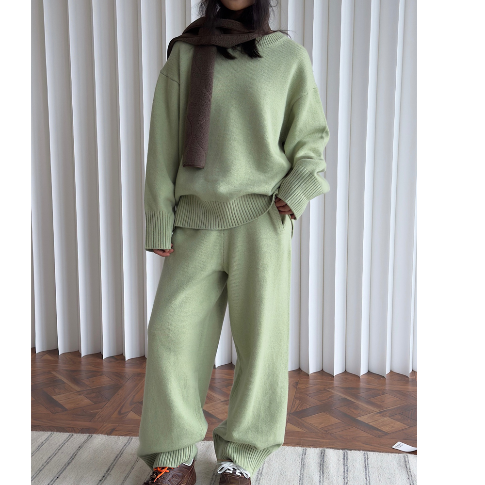 여성 스웨터 정장 니트 바지와 고품질 50% 울 풀오버 - Winter Clothing Clearance 리뷰 및 가격