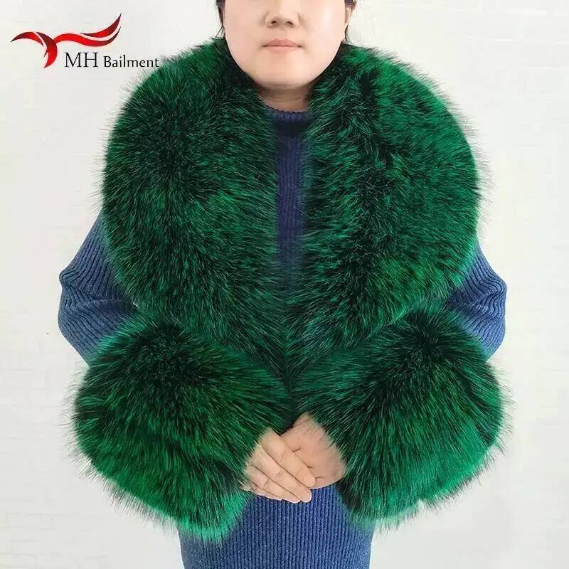 큰 사이즈 여성용 인조 여우털 스카프 겨울 재킷 따뜻한 - Winter Clothing Essentials 리뷰 및 가격