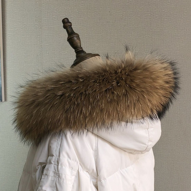 코트 파카 여성용 리얼 모피 칼라 자켓 용 겨울 천연  - Winter Clothing Essentials 리뷰 및 가격