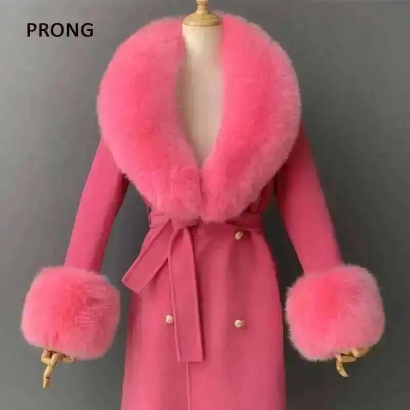 리얼 모피 칼라와 커프스 세트 겨울 코트 액세서리 여성 - Winter Clothing Essentials 리뷰 및 가격